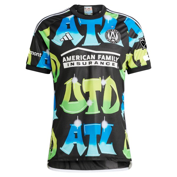 Miles Robinson Atlanta United FC adidas 2024 The 404 Authentic Player Jersey - Black