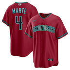 Ketel Marte Arizona Diamondbacks Nike Alternate 2 Replica Jersey - Red/Black