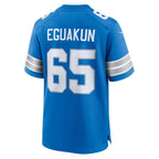 Kingsley Eguakun Detroit Lions Nike Game Jersey -  Blue