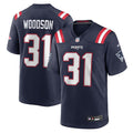 Craig Woodson New England Patriots Nike Team Game Jersey -  Navy