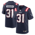 Craig Woodson New England Patriots Nike Team Game Jersey -  Navy