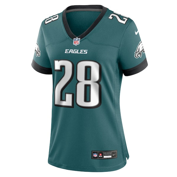 Will Shipley Philadelphia Eagles Nike Women's Team Game Jersey - Midnight Green