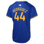 Julio Rodríguez Seattle Mariners Nike Youth City Connect Limited Player Jersey - Navy