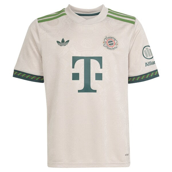 Bayern Munich adidas Youth 2025/26 Fourth Replica Jersey - Tan