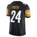 Joey Porter Jr. Pittsburgh Steelers Nike Vapor F.U.S.E. Limited Jersey - Black/White