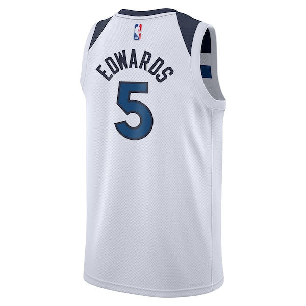Anthony Edwards Minnesota Timberwolves Nike Youth Swingman Jersey - Association Edition - White