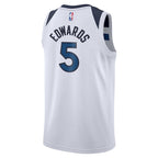 Anthony Edwards Minnesota Timberwolves Nike Youth Swingman Jersey - Association Edition - White