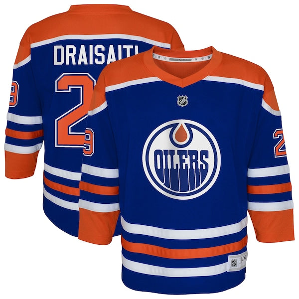 Leon Draisaitl Edmonton Oilers Youth Home Replica Player Jersey - Royal