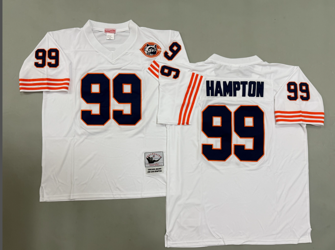 Dan HamptonChicago Bears Authentic Throwback Retired Player Jersey