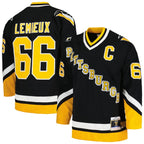 Mario Lemieux Pittsburgh Penguins  1992/93 Blue Line Player Jersey - Black