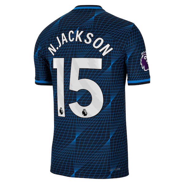 Nicolas Jackson Chelsea Nike 2023/24 Away Match Authentic Player Jersey - Navy