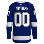 Tampa Bay Lightning adidas  Home  Primegreen Authentic Custom Jersey - Royal
