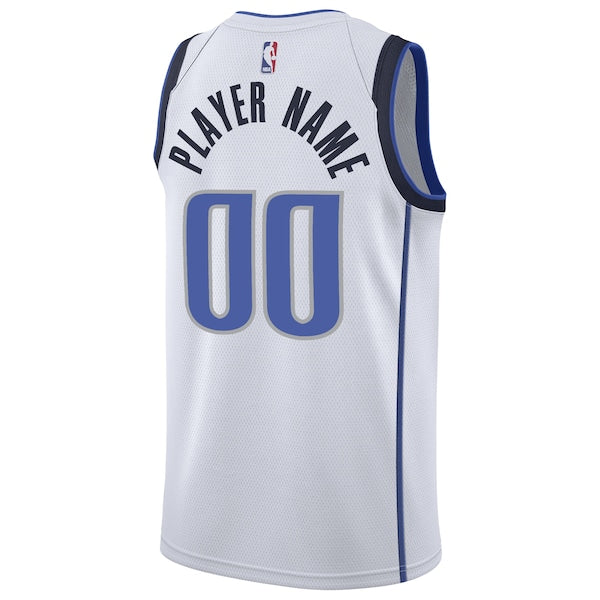 Dallas Mavericks Nike 2020/21 Swingman Custom Jersey - Association Edition - White