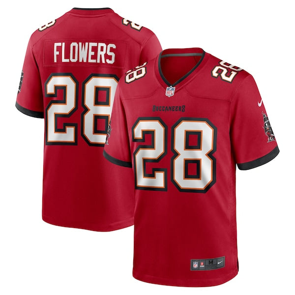 Dallis Flowers Tampa Bay Buccaneers Nike  Game Jersey -  Red