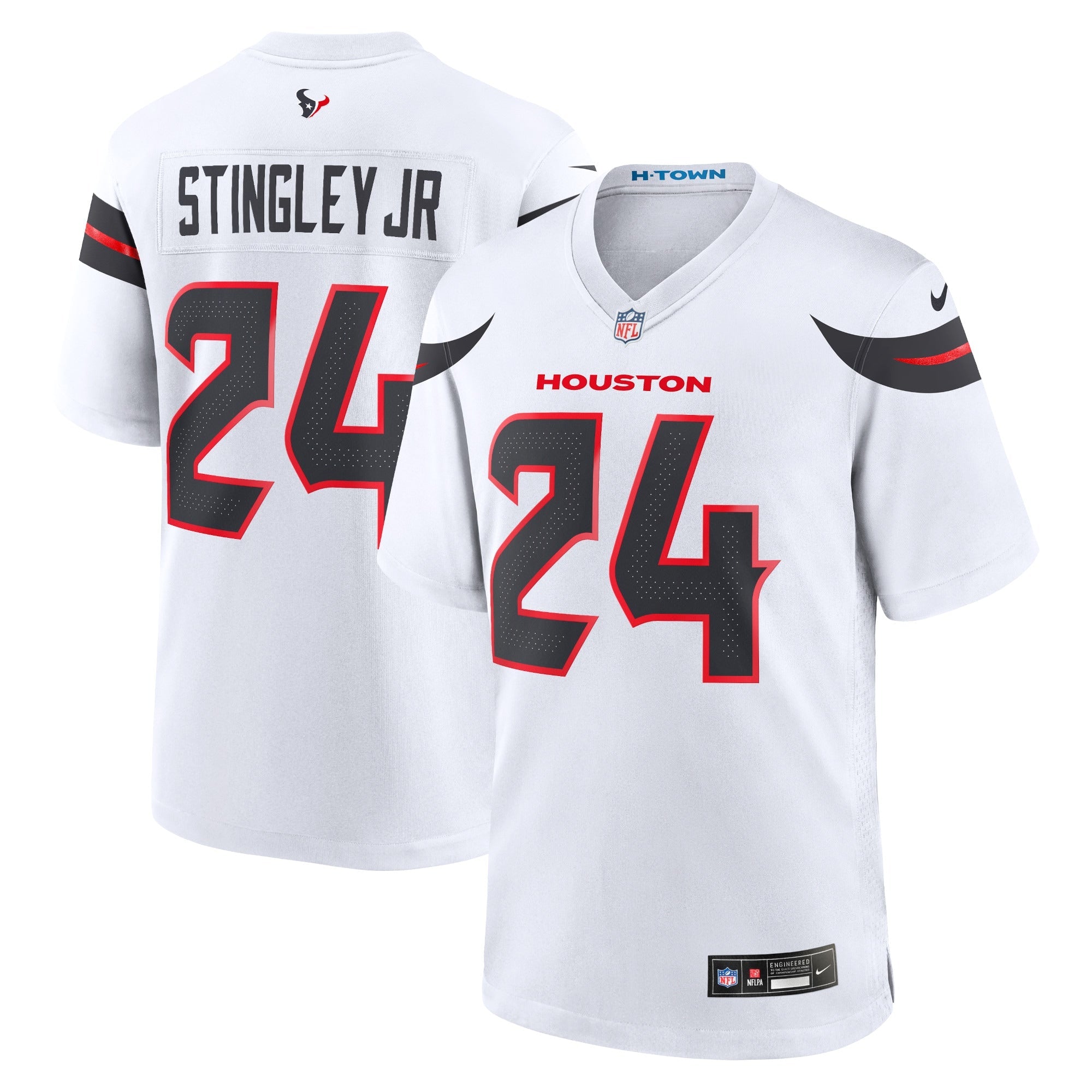 Derek Stingley Jr. Houston Texans Nike Game Jersey - Navy/Red/White