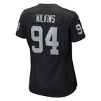 Christian Wilkins Las Vegas Raiders Nike Women's Team Game Jersey - Black