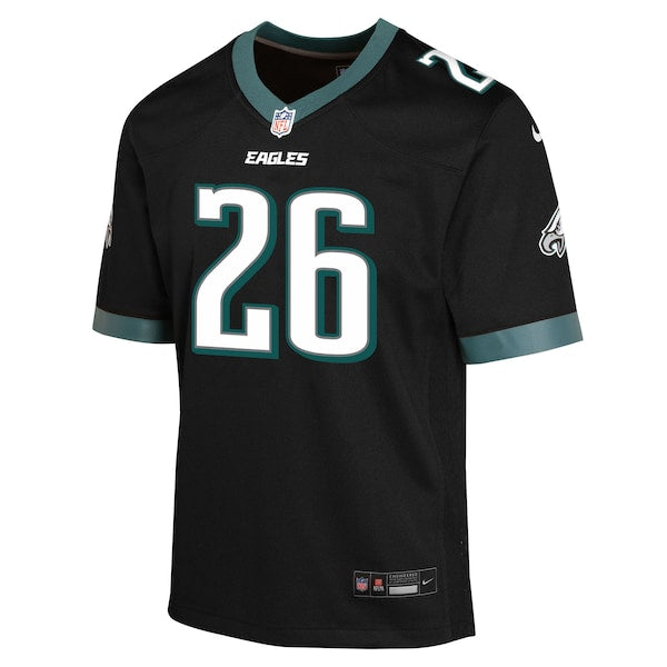 Saquon Barkley Philadelphia Eagles Nike Youth Alternate Game Jersey - Black/Kelly Green/Green/White