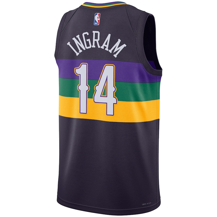 Brandon Ingram New Orleans Pelicans Nike Unisex 2022/23 Swingman Jersey - City Edition - Purple