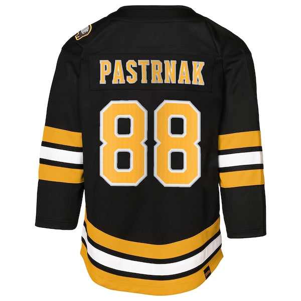 David Pastrnak Boston Bruins Outerstuff Toddler Home Replica Player Jersey - Black