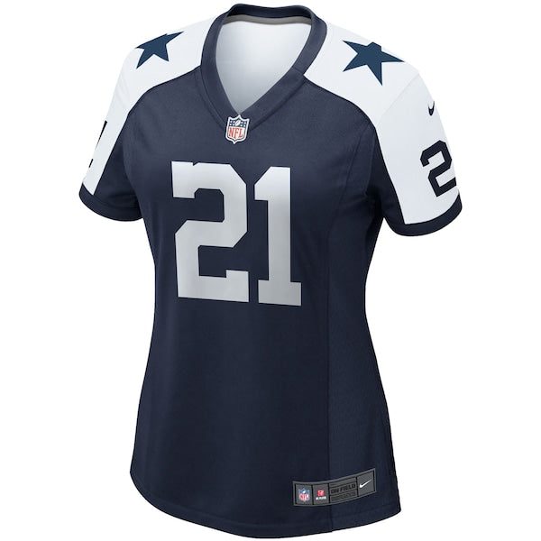 Ezekiel Elliott Dallas Cowboys Nike Women's Alternate Game Team Jersey - Navy/White