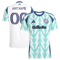 New England Revolution adidas 2025 Eastern White Pine x Flag of New England Replica Custom Jersey - White