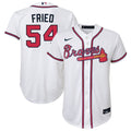 Max Fried Atlanta Braves Nike Youth Alternate Replica Player Jersey - White