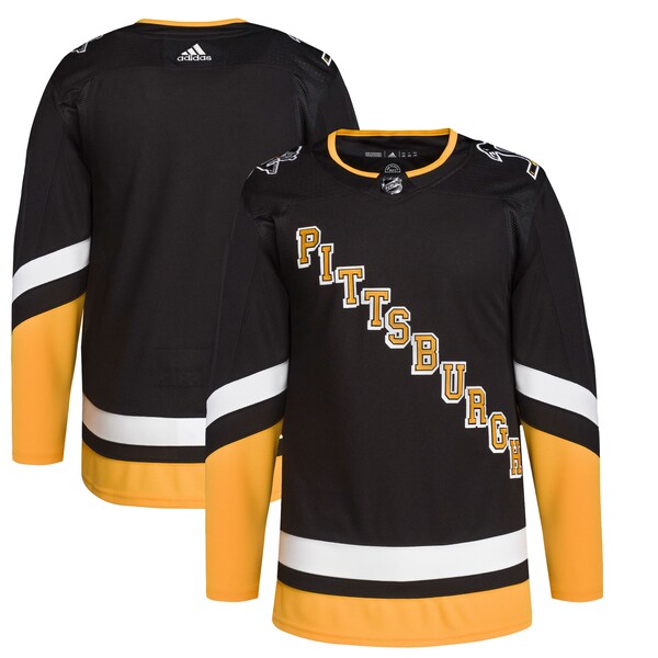 Pittsburgh Penguins adidas 2021/22 Alternate Primegreen Authentic Jersey - Black