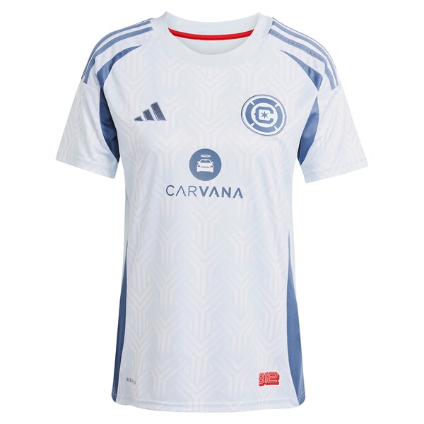 Brian Gutierrez Chicago Fire adidas Women's 2025 The Municipal Kit Replica Player Jersey - Light Blue
