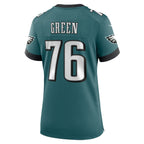 Kenyon Green Philadelphia Eagles Nike Women's Team Game Jersey - Midnight Green