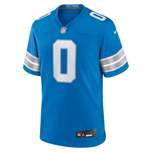 Jahmyr Gibbs Detroit Lions Nike Game Player Jersey - Blue/White/Black