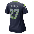 Riq Woolen Seattle Seahawks Nike Women's Team Game Jersey -  College Navy/Neon Green/Navy/Royal