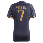 Vinicius Junior Los Merengues adidas 2023/24 Away Replica Player Jersey - Navy