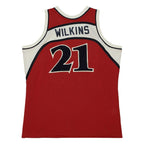 Dominique Wilkins Atlanta Hawks 1986/87 Hardwood Classics Off-Court Swingman Jersey - Red