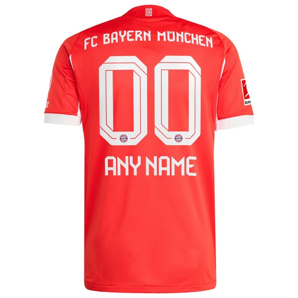 Bayern Munich adidas 2025/26 Home Authentic Custom Jersey - Red