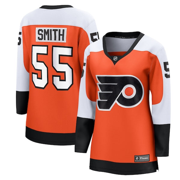 Givani Smith Philadelphia Flyers  Women's Home Breakaway Player Jersey - Orange