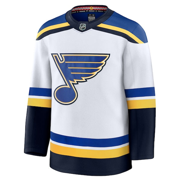 St. Louis Blues  Away Premium Jersey - White/Blue