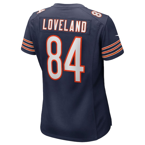 Women's Chicago Bears Colston Loveland Nike  Navy Team Game Jersey
