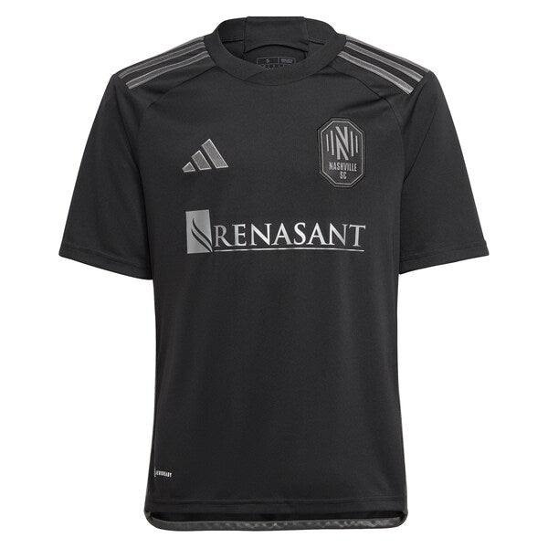 Sam Surridge Nashville SC adidas Youth 2024 Man In Black Kit Replica Player Jersey – Black