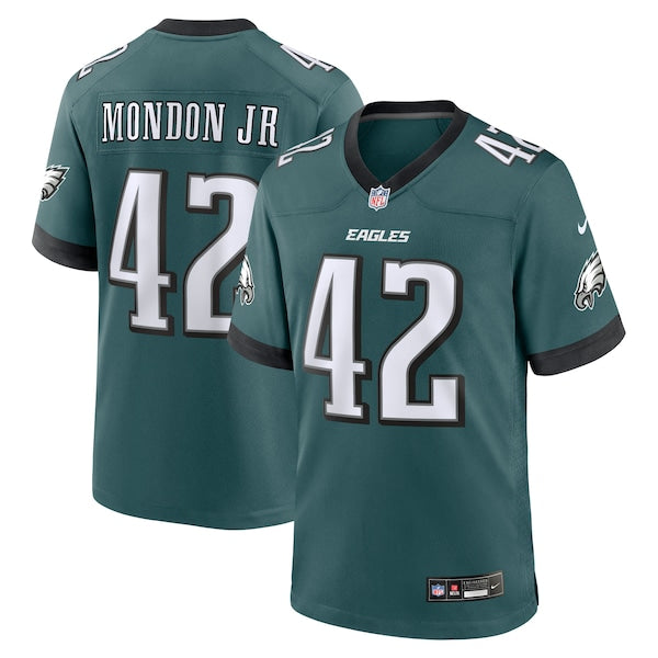 Smael Mondon Jr. Philadelphia Eagles Nike Team Game Jersey - Midnight Green
