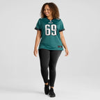 Landon Dickerson Philadelphia Eagles Nike Women's Team Game Jersey - Midnight Green