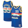 Dikembe Mutombo Denver Nuggets 1991/92 Hardwood Classics Swingman Jersey - Blue