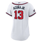 Ronald Acuña Jr. Atlanta Braves Nike Women's 2025 MLB All-Star Game Home Replica Player Jersey - White