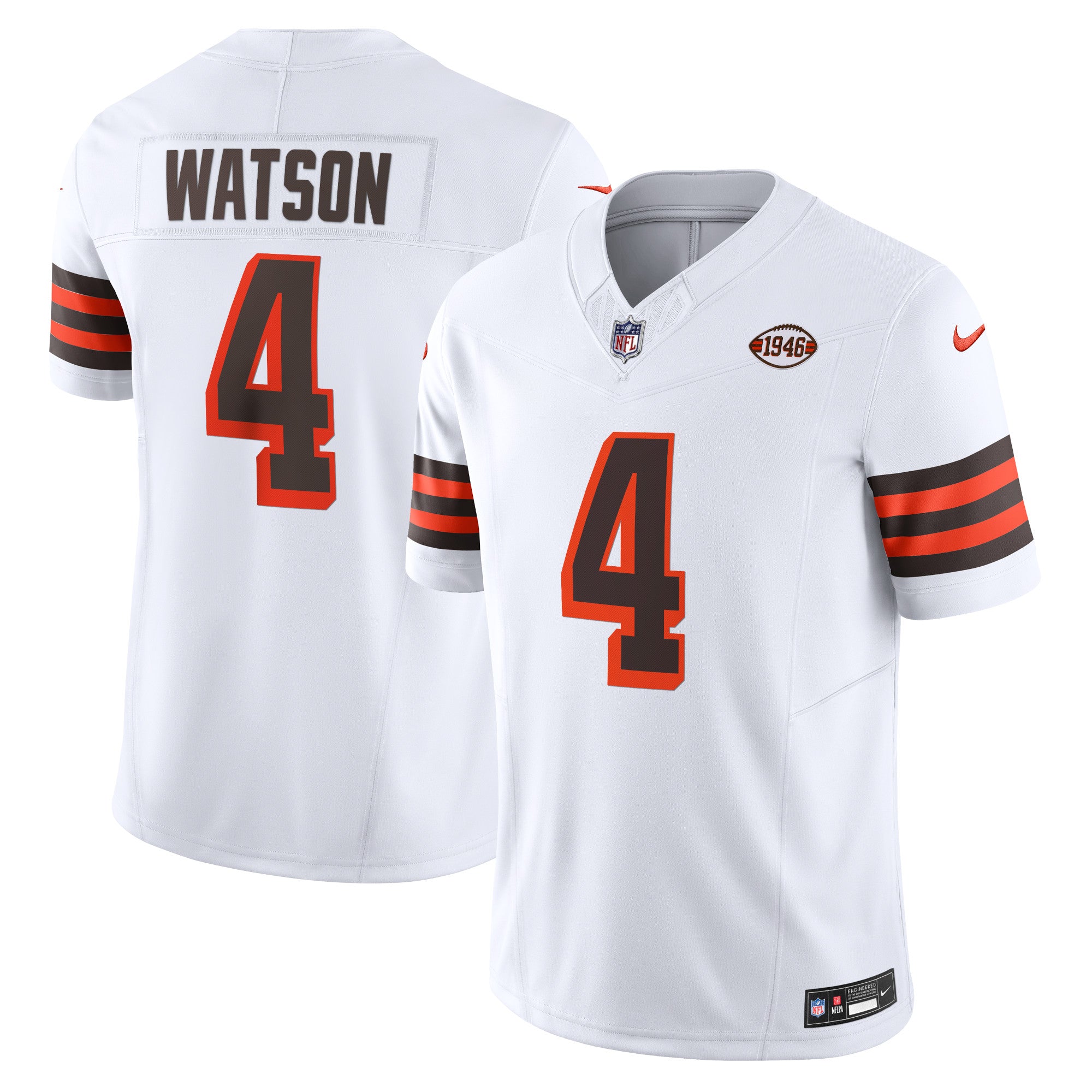 Deshaun Watson Cleveland Browns Nike Vapor F.U.S.E. Limited Jersey - Brown/White