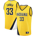 Myles Turner Indiana Pacers  Fast Break Replica Jersey - Statement Edition - Gold