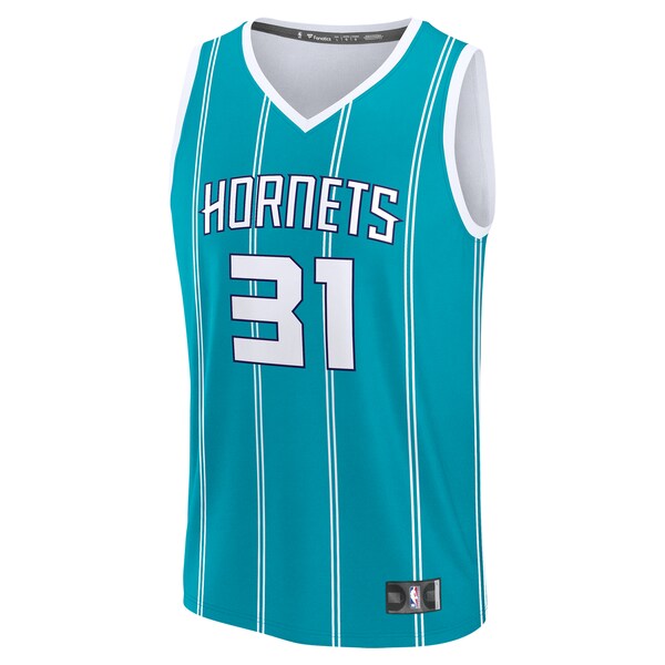 Tidjane Salaun Charlotte Hornets  2024 NBA Draft Fast Break Player Jersey - Icon Edition - Teal