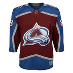 Cale Makar Colorado Avalanche Youth Home Premier Player Jersey - Burgundy