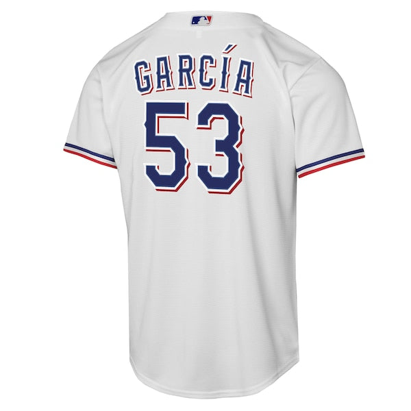 Adolis Garcia Texas Rangers Nike Youth Home Replica Player Jersey - White