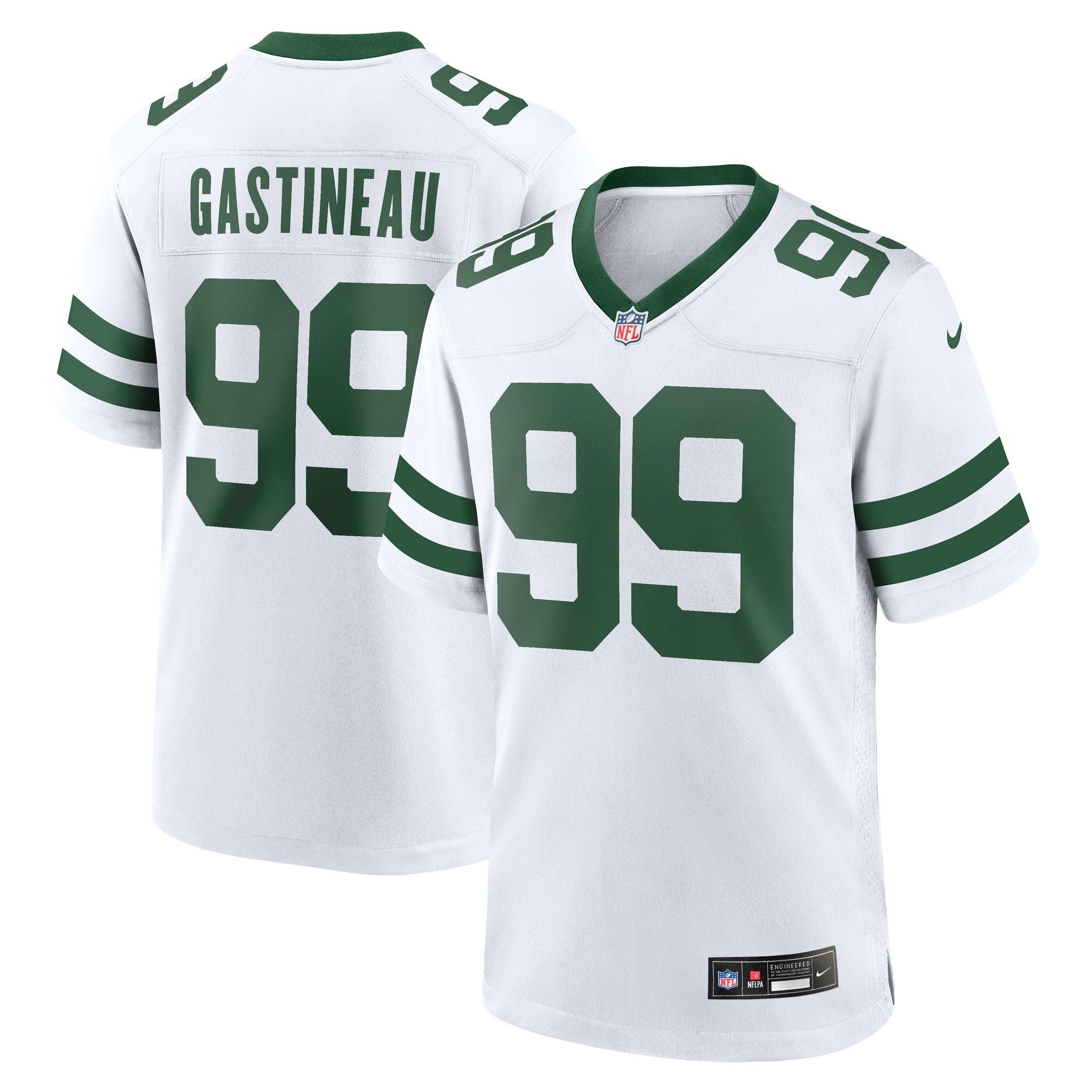 Mark Gastineau New York Jets Nike Game Retired Player Jersey - Gotham Green/White