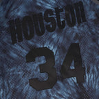 Hakeem Olajuwon Houston Rockets Hardwood Classics 1993/94 Tie-Dye Swingman Jersey - Black
