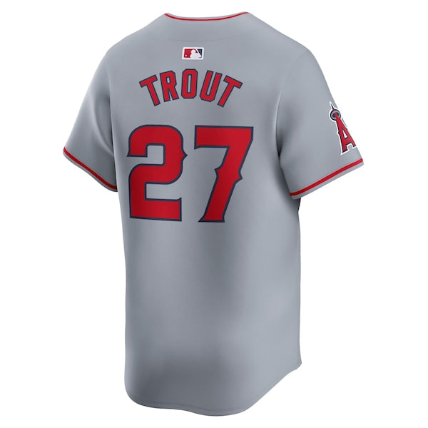 Mike Trout Los Angeles Angels Nike Away Limited Player Jersey - Gray/White